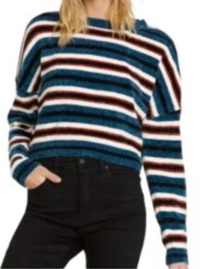 Volcom Striped Crewneck Sweater